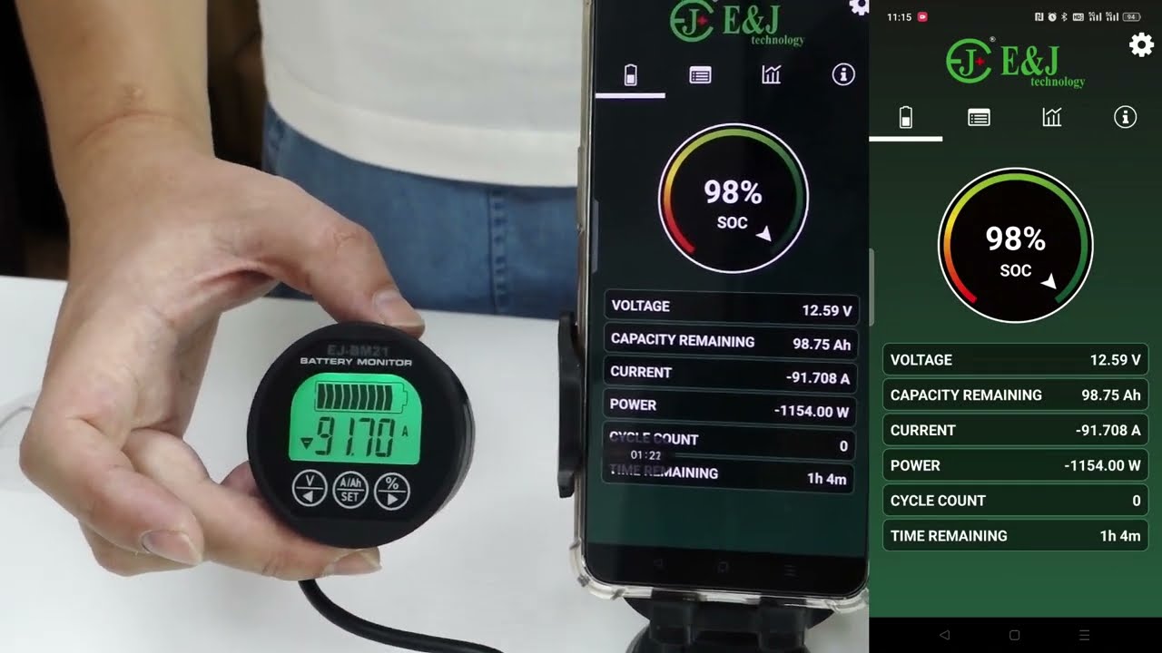 Mastering Battery Management: Wring Bluetooth Battery Monitor (EJ-BM21