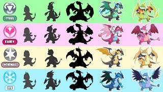 Mega Charizard Evolution Type Swap - Normal, Fairy, Steel, Ice type.