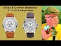 Swiss & German Watches: A 1-to-1 Comparison #333