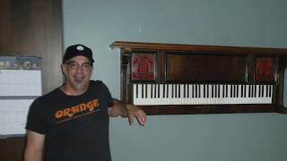 Piano Shelf- Repurposing an old piano into a shelf.