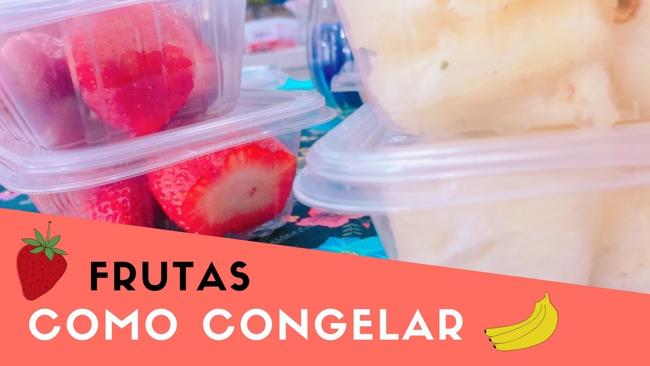 Como congelar frutas YouTube