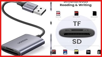 UGREEN USB SD Card Reader USB 3.0 to Micro SD Card Adapter Aluminum Multi 2-in-1 Portable External