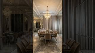 Luxury Dining Room Makeover | From Empty Space to Crystal &amp; Mirror Elegance