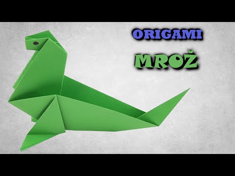 Origami Mrož | Jak vyrobit mrože z papíru