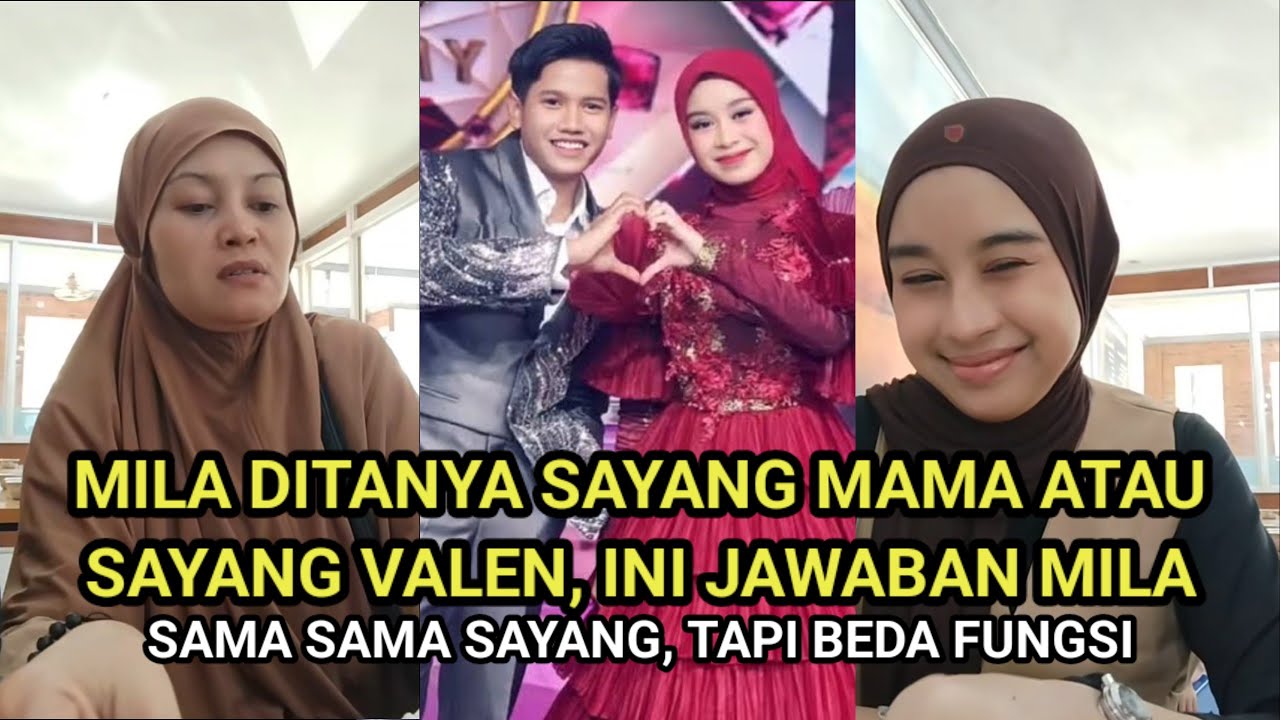 Jawaban mila saat ditanya sayang valen atau sayang mama #milada7 #valenda7 