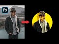How to make social media profile picture in photoshop