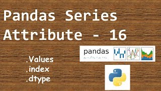 DataAnalysis with Python pandas - Series Attribute - 16