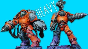 Kitbashing Aggressors and Heavy Intercessors for My Underground Space Marines!