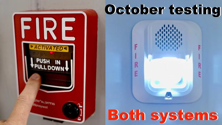 Testing Both My Fire Alarm Systems And Back-up Generator/Emergency Lighting | October Testing