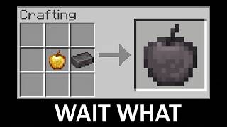 Minecraft wait what meme part 216 - Crafting Netherite Apple
