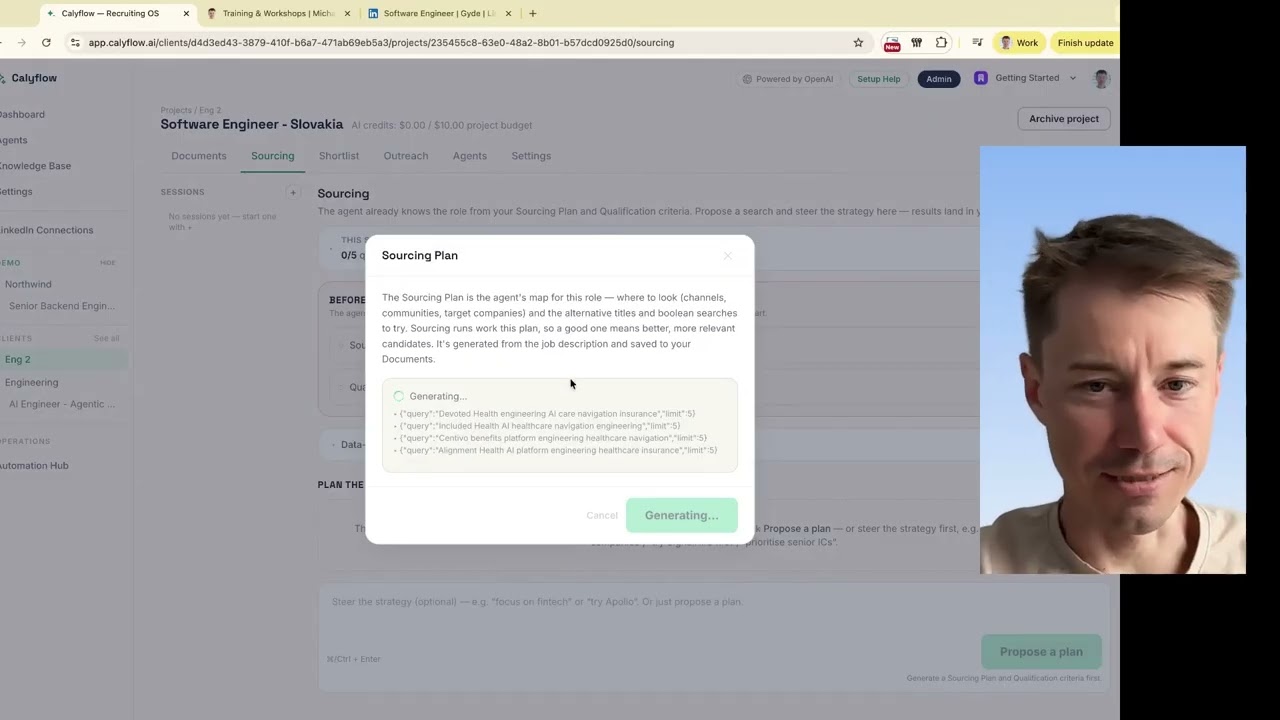 Autonomous AI Talent Sourcing - Live Demo