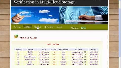 Cooperative Provable Data Possession for Integrity Verification-PASS 2012 IEEE Project
