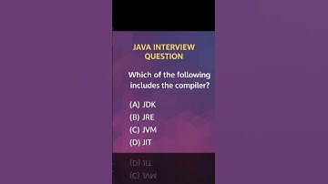 Java Interview Question: JDK vs JRE vs JVM | Must-Know Java Basics #java  #javashorts #javabeginners