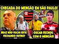 OSCAR ASSINA COM O MENGÃO E SERÁ ANUNCIADO! CHEGADA DO FLA EM SP, SEM BRAZ! FOI FECHAR O WALACE?