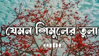 যেমন শিমুলের তুলা বাতাসে উড়ে রে🌹@YourSumon