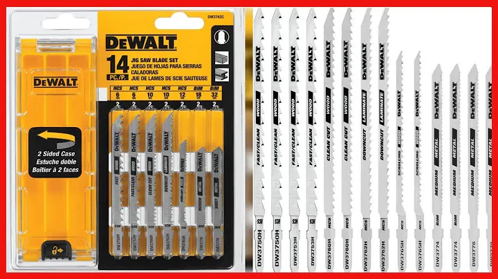 Great product -  DEWALT Jigsaw Blades Set with Case, T-Shank, 14-Piece (DW3742C)