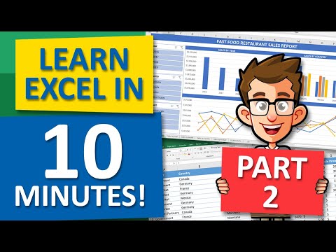 Beginners Guide To Microsoft Excel | Lesson 2 | Learn Excel Beginner Course In Excel