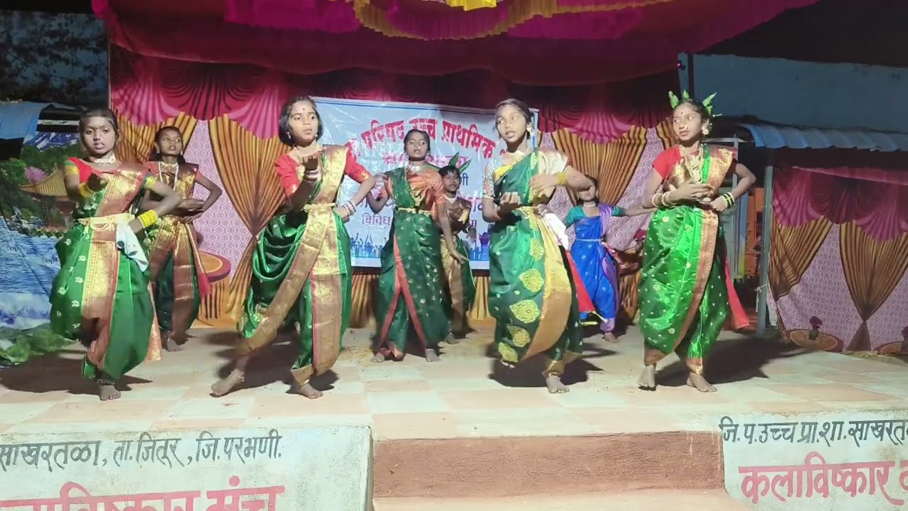 आम्ही जातिनं आदिवासी || सांस्कृतिक कार्यक्रम-  2026 || वर्ग 5 वा जिल्हा परिषद प्रा. शा.साखरतळा 