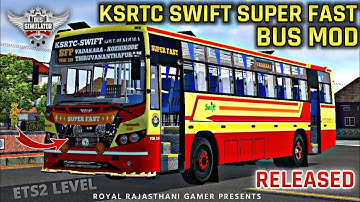 download KSRTC SWIFT SUPER FAST Bus Mod For Bussid | Bussid V3.7.1 | Royal Rajasthani Gamer