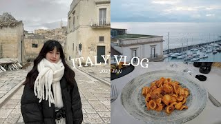 Vlog2 義大利2023新春之旅(上集南義篇) 拿坡里蘑菇村馬泰拉 ... 