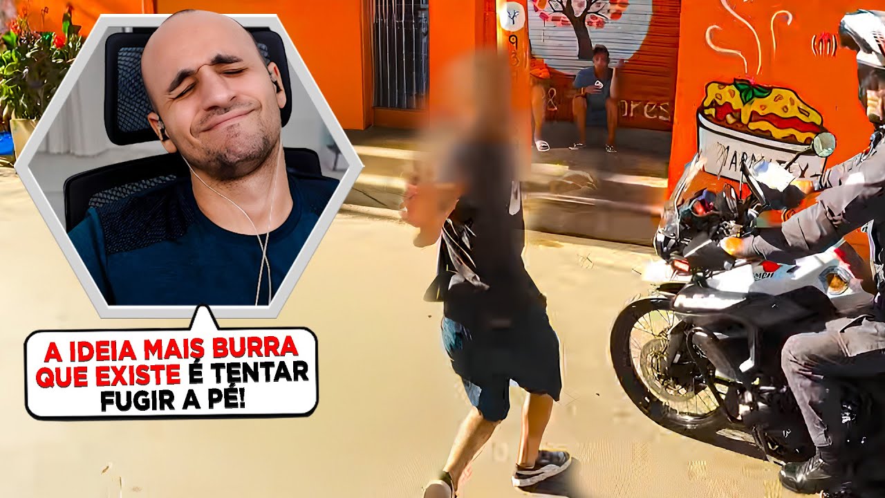 ROLEZINHO DE MOTOS FRUSTRADO COM SUCESSO (tentou fugir com a moto roubada)