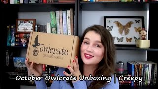October Owlcrate Unboxing | Creepy Box
