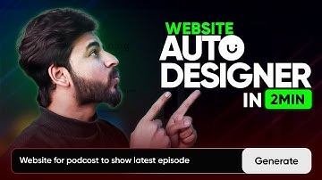 AI Turn a Single Text Prompt Into Creative UI Design in 2 mints with Auto-Designer by Uizard!