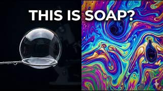 Soap Bubble Under Microscope