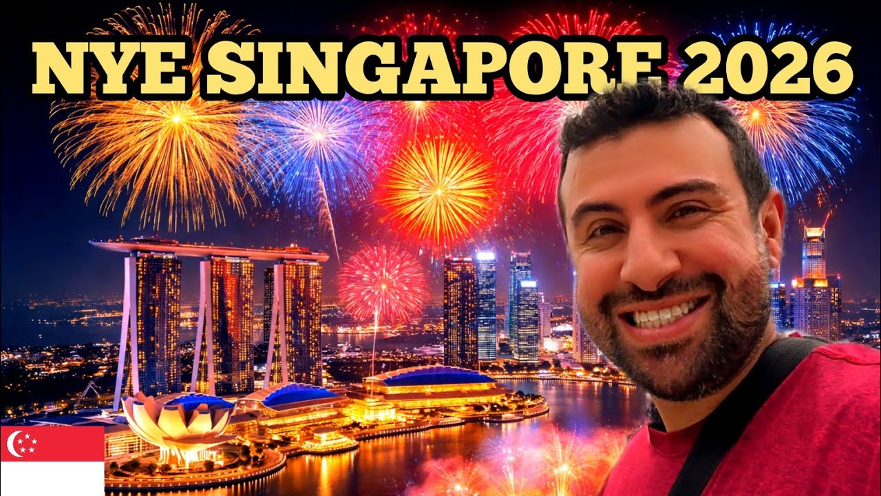New Year’s Eve in Singapore 🇸🇬 | 2026 Fireworks at Marina Bay