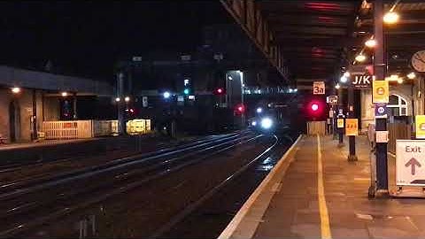Freightliner Class 66 66599 passes Lincoln with 4L10 East Midlands Gateway to Felixstowe 28/08/2020