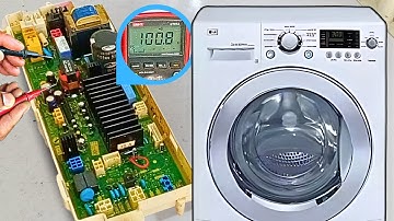 LG Inverter Washing Machine No Power Circuit Fix with Cold Test!