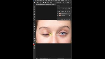 How to Fix Uneven Eyes in Photoshop #shorts #photoshop