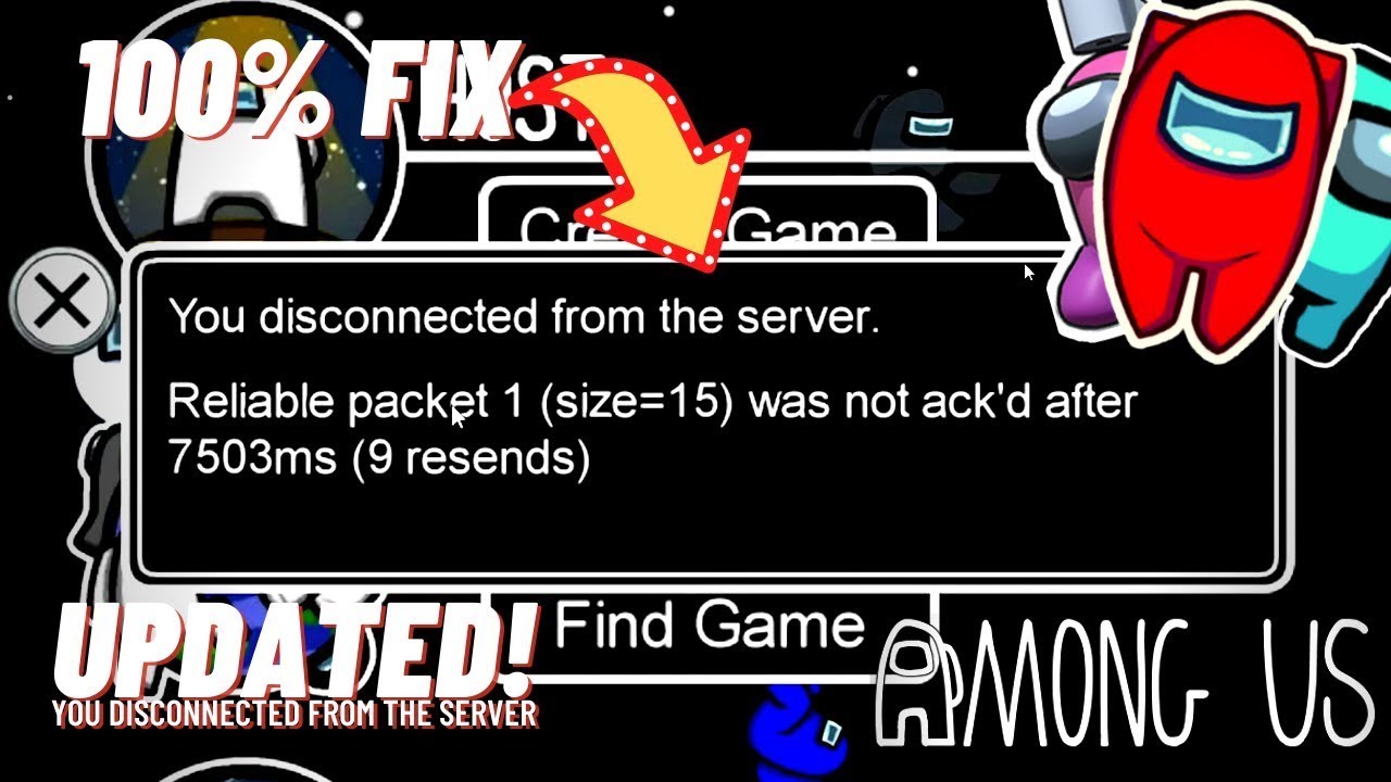 Как легко исправить ошибки Among Us за пару кликов // Гайды