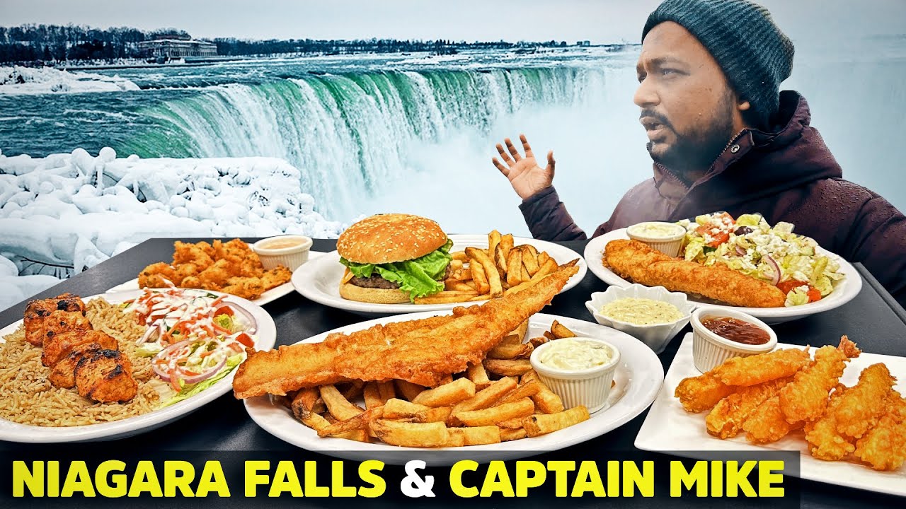 Niagara Falls & Best Fish & Chips at Captain Mike