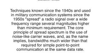 spread spectrum