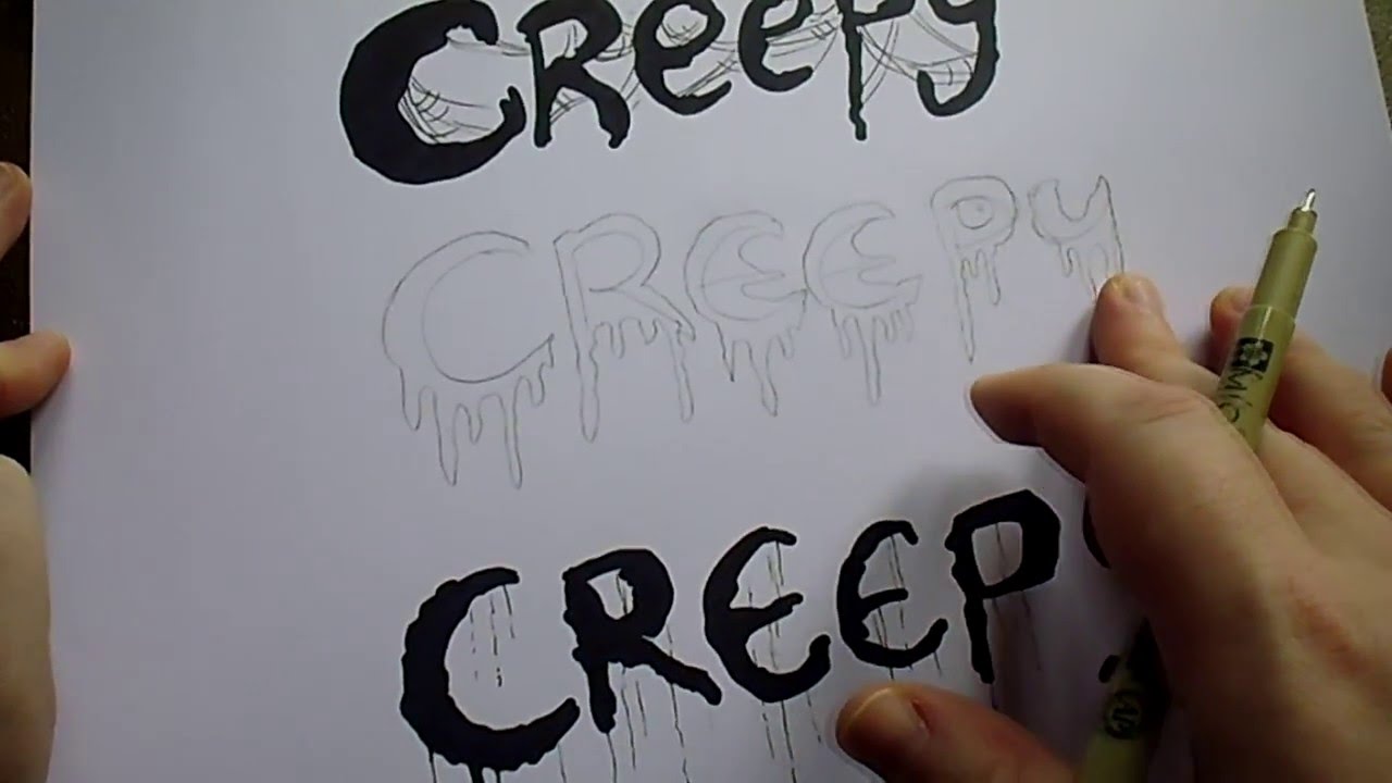 creepy character creative writing