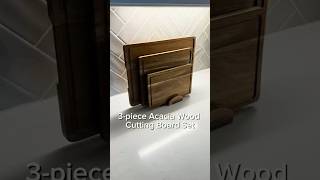 Kitchen Upgrade 🪵 Cutting Board Set You NEED #kitchengadgets #cookingtools #momhacks #cuttingboards