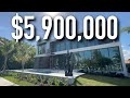 LUXURY $5,900,000 WATERFRONT HOME IN MIAMI BUILT IN 2021! WALKTHROUGH TOUR / FOR SALE