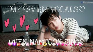 When Kim Namjoon Rm Sings My Fav Vocals Uwu