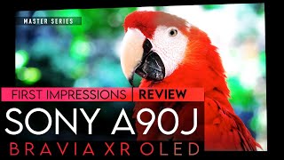 Tech With Kg Видео Sony A90J OLED Review & Unboxing | Bravia XR 2021 TV