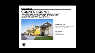 Elizabeth Little & Lea Simpson: Counts count Looking at gender diversity