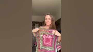How to make a sweater from 4 granny squares