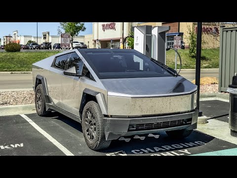 Cybertruck CCS Charging Road Trip On Electrify America! 1hr+ Saved Compared To Wyoming Superchargers