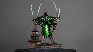 Yoroiden Samourai Troopers Naaza A.a.c Statue 360 Snake Fang Strike