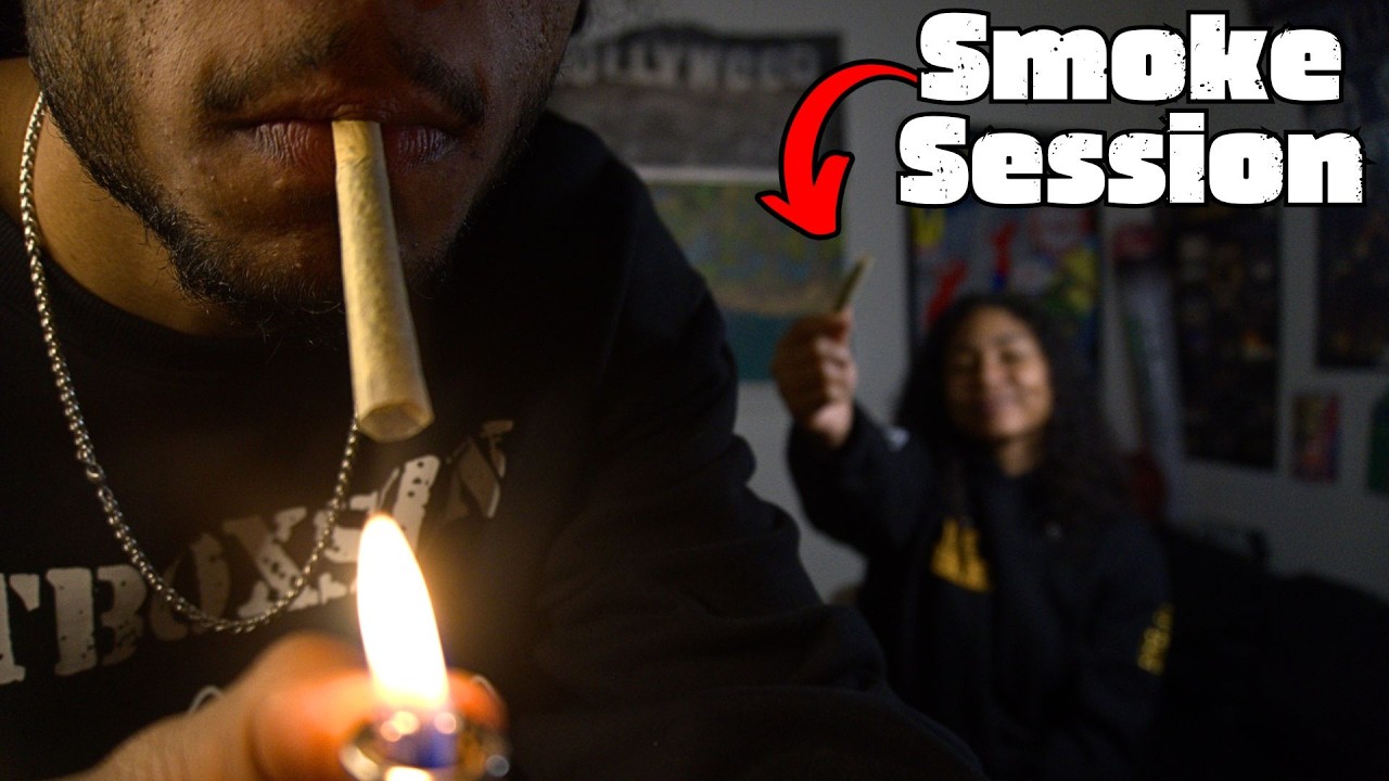 Rolling Up 2 J's For a Smoke Session...