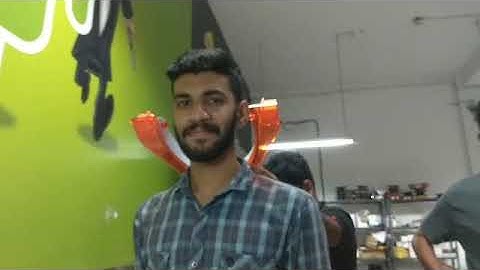 Actuated hood ! Fashion Robotics ! Fablab kochi