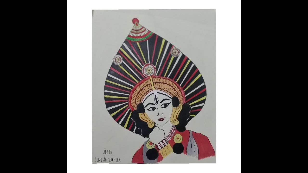 Yakshagana Wall Art Kele cheluve YouTube