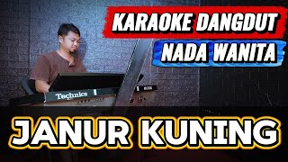 JANUR KUNING ( NOER HALIMAH ) - Karaoke Dangdut Nada WANITA