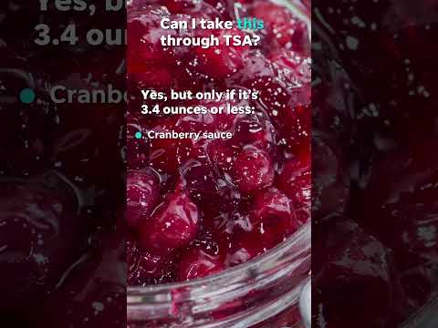 What TSA will allow you to fly with this holiday season #Shorts