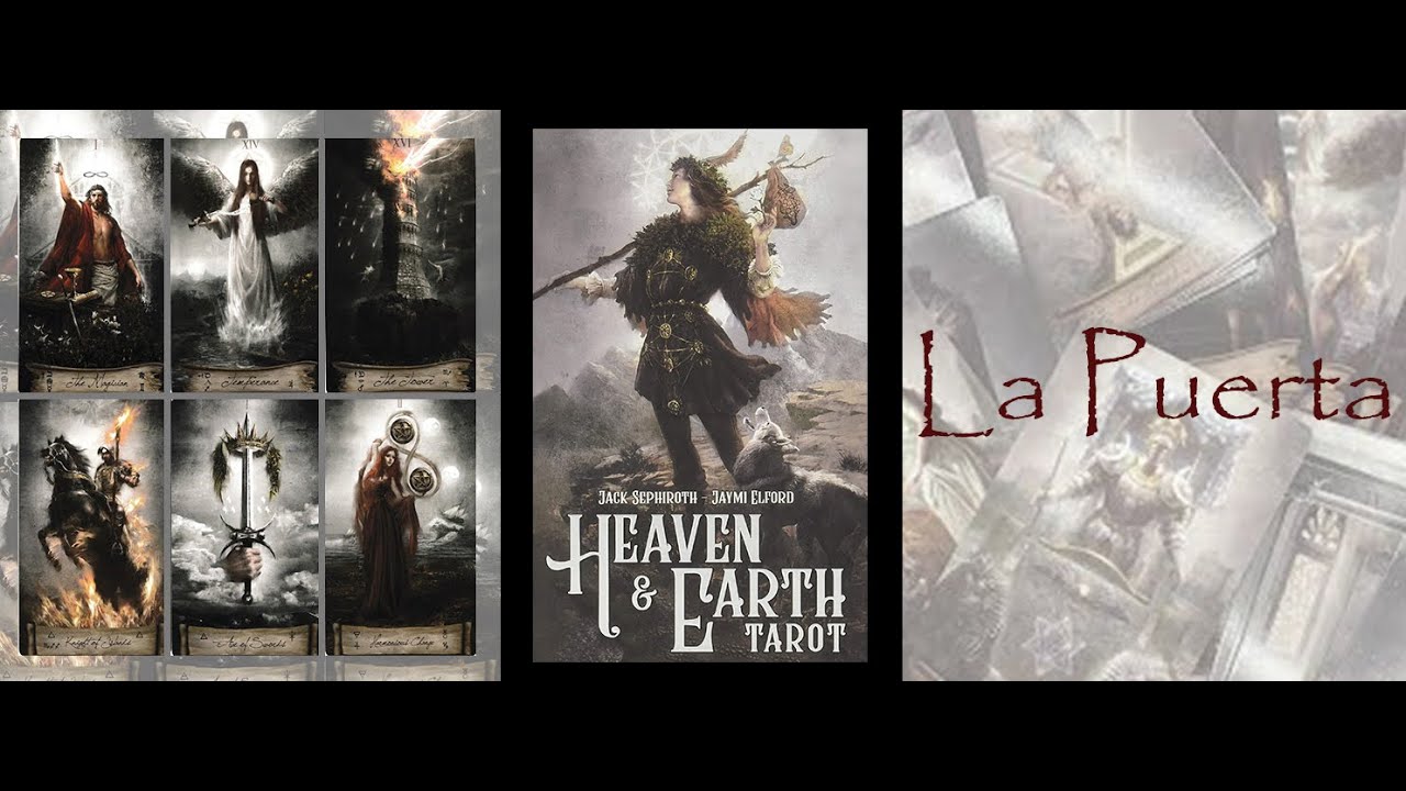 Baraja De Tarot Heaven Earth - Tarot De La Tierra Del Cielo, En Inglés, Con Guía PDF, Para Lecturas Y Colección